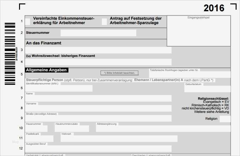 Vorlage Steuererklärung 2016 Erstaunlich Vereinfachte Einkommenssteuererklärung 2016 Pdf Vorlage