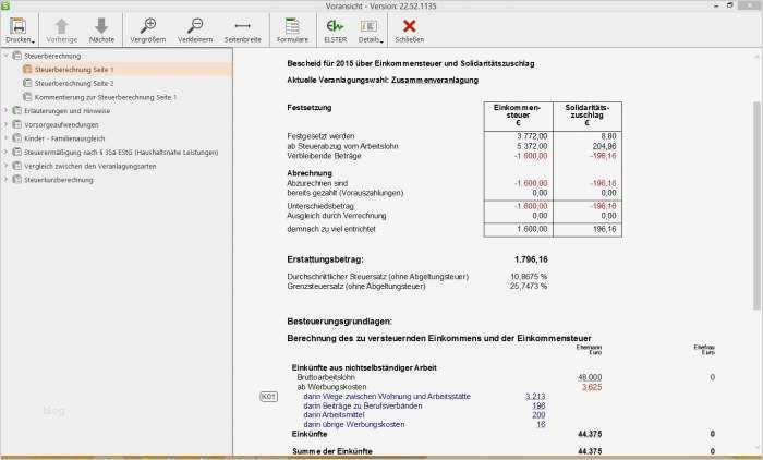 Vorlage Steuererklärung 2016 Schönste Wiso Steuer 2016 Download
