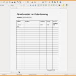 Vorlage Stundennachweis Gut 15 Stundenzettel Vordruck