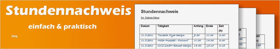 Vorlage Stundennachweis Süß Stundennachweis Vorlagen Muster Vordruck