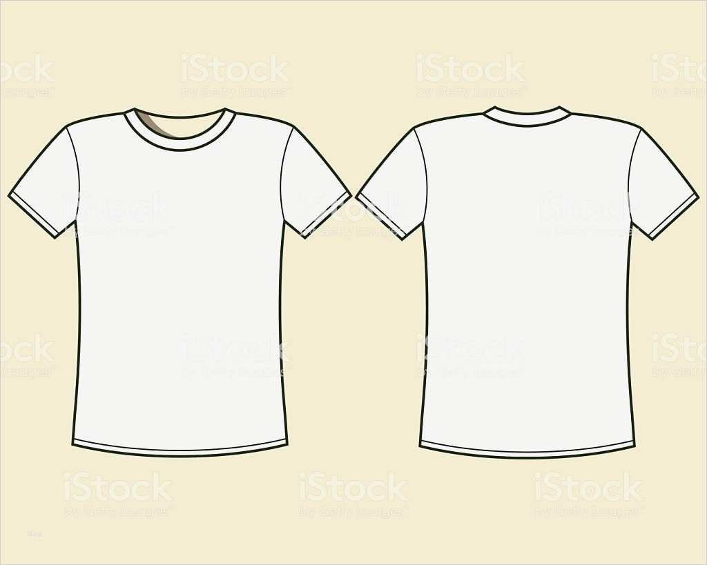 Vorlage T Shirt Gut Leeren Tshirtvorlage Stock Vektor Art Und Mehr Bilder Von