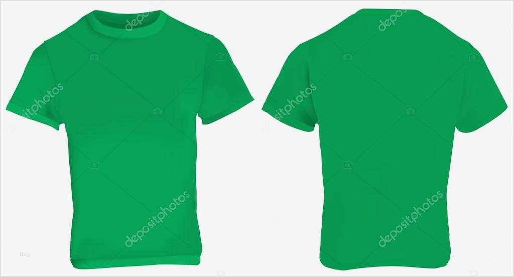 Vorlage T Shirt Hübsch Grünes T Shirt Vorlage — Stockvektor © Airdone