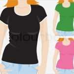 Vorlage T Shirt Wunderbar Frauen T Shirt Vorlage Vector Vektorgrafik