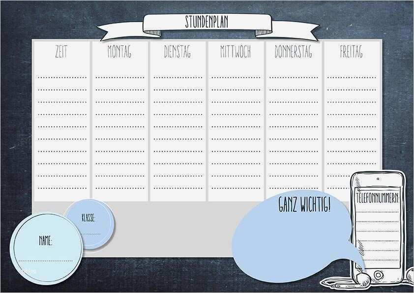 Vorlage Telefonnotiz Cool Ungewöhnlich Stundenplanvorlagen Galerie