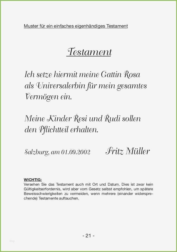 Vorlage Testament Ehepaar Kinderlos Fabelhaft Erfreut Vorlage Eines Testaments Ideen