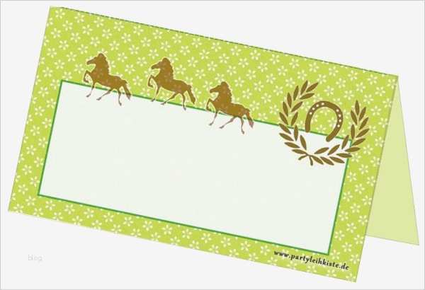Vorlage Tischkarten Cool Namenskärtchen Tischkärtchen Pferdegeburtstag Kostenlos