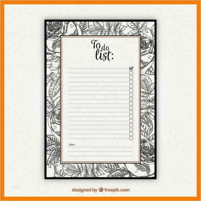 Vorlage to Do Liste Best Of 9 to Do Listen Vorlagen