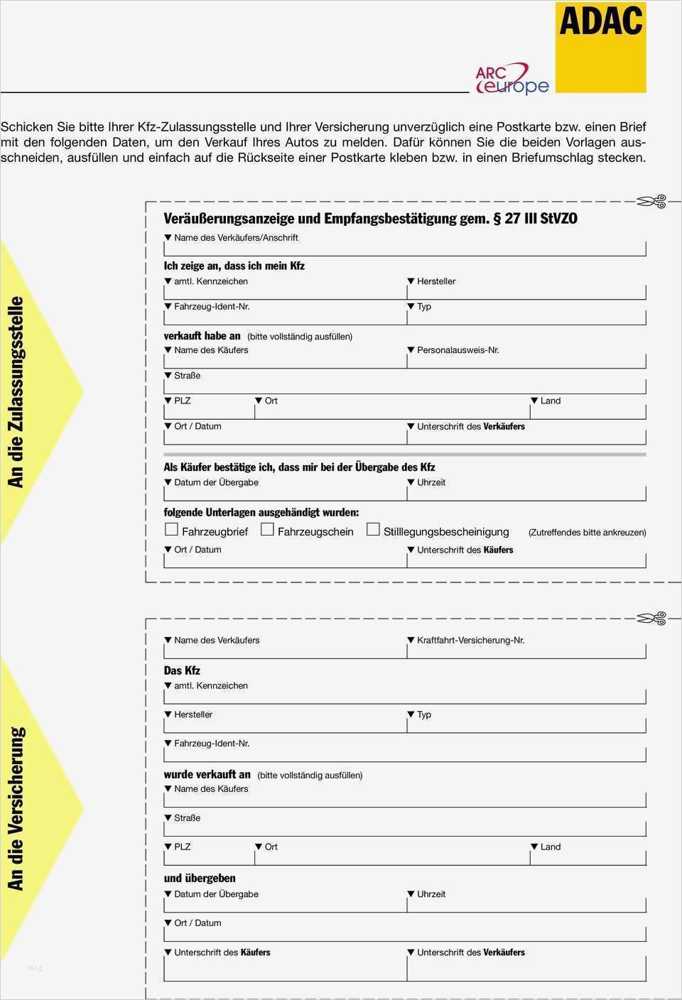 Vorlage Verkauf Auto Privat Bewundernswert Kfz Kaufvertrag Privat Kaufvertrag In Vordruck formular