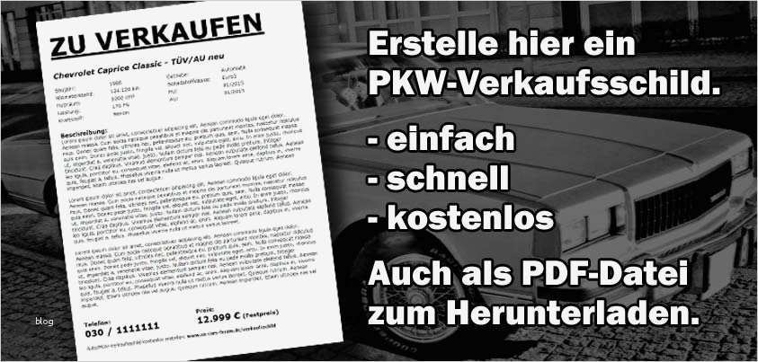 Vorlage Verkaufsschild Auto Kostenlos Bewundernswert Kostenloses Auto Pkw Verkaufsschild Zum Ausdrucken