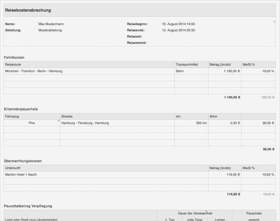 Vorlage Verpflegungsmehraufwand Kostenlos Fabelhaft Numbers Vorlage Reisekostenabrechnung