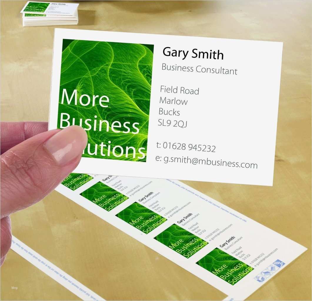 Vorlage Visitenkarte Word Fabelhaft Quick&clean™ Visitkort Superior Mat C 25