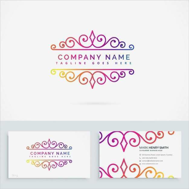 Vorlage Visitenkarte Word Kostenlos Wunderbar Blumen ornament Logo Design Mit Visitenkarte Vorlage