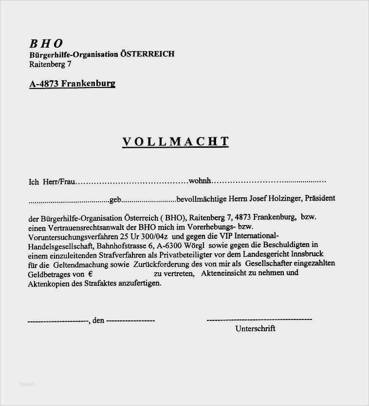 Vorlage Vollmacht Neu Vollmacht Vorlage Versicherung Bewundernswert Vollmacht Fr