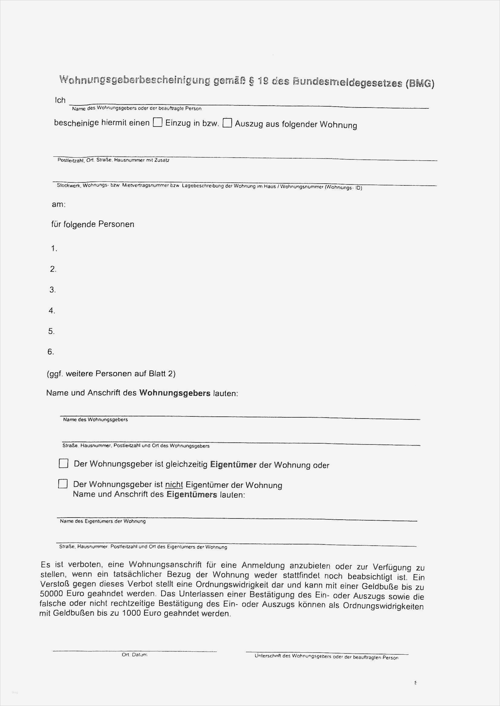 Vorlage Vollmacht Ummeldung Einwohnermeldeamt Erstaunlich Altena