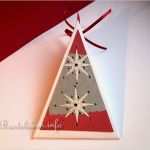 Vorlage Weihnachtskarte Basteln Beste Weihnachten Geschenkverpackung Dreiecks