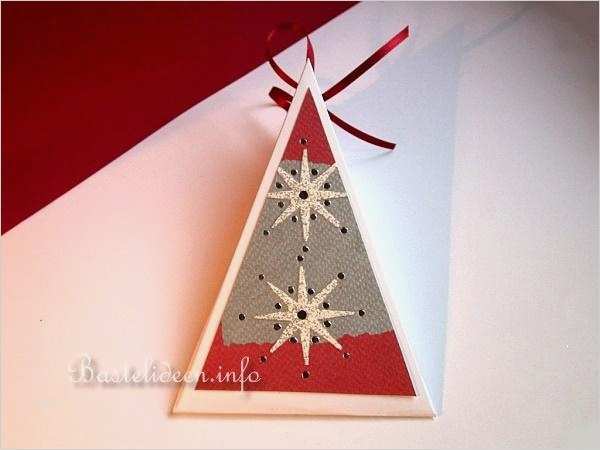 Vorlage Weihnachtskarte Basteln Beste Weihnachten Geschenkverpackung Dreiecks