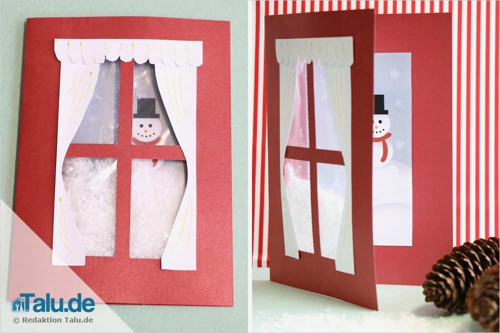 Vorlage Weihnachtskarte Basteln Beste Weihnachtskarten Basteln Mit Kindern Diy Tutorial Talu