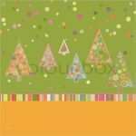 Vorlage Weihnachtskarte Erstaunlich Retro Weihnachtskarte Vorlage Eps 8 Vektorgrafik