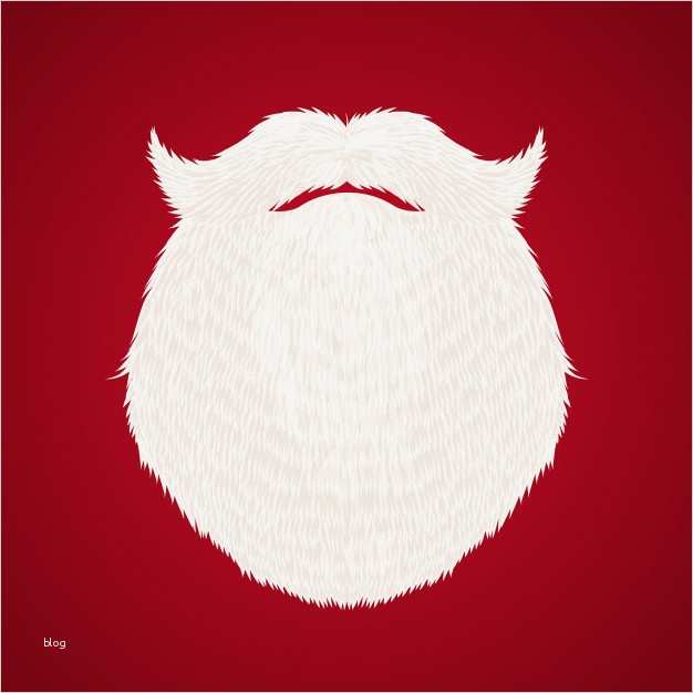 Vorlage Weihnachtsmann Cool Barba De Santa Claus sobre Fondo Rojo