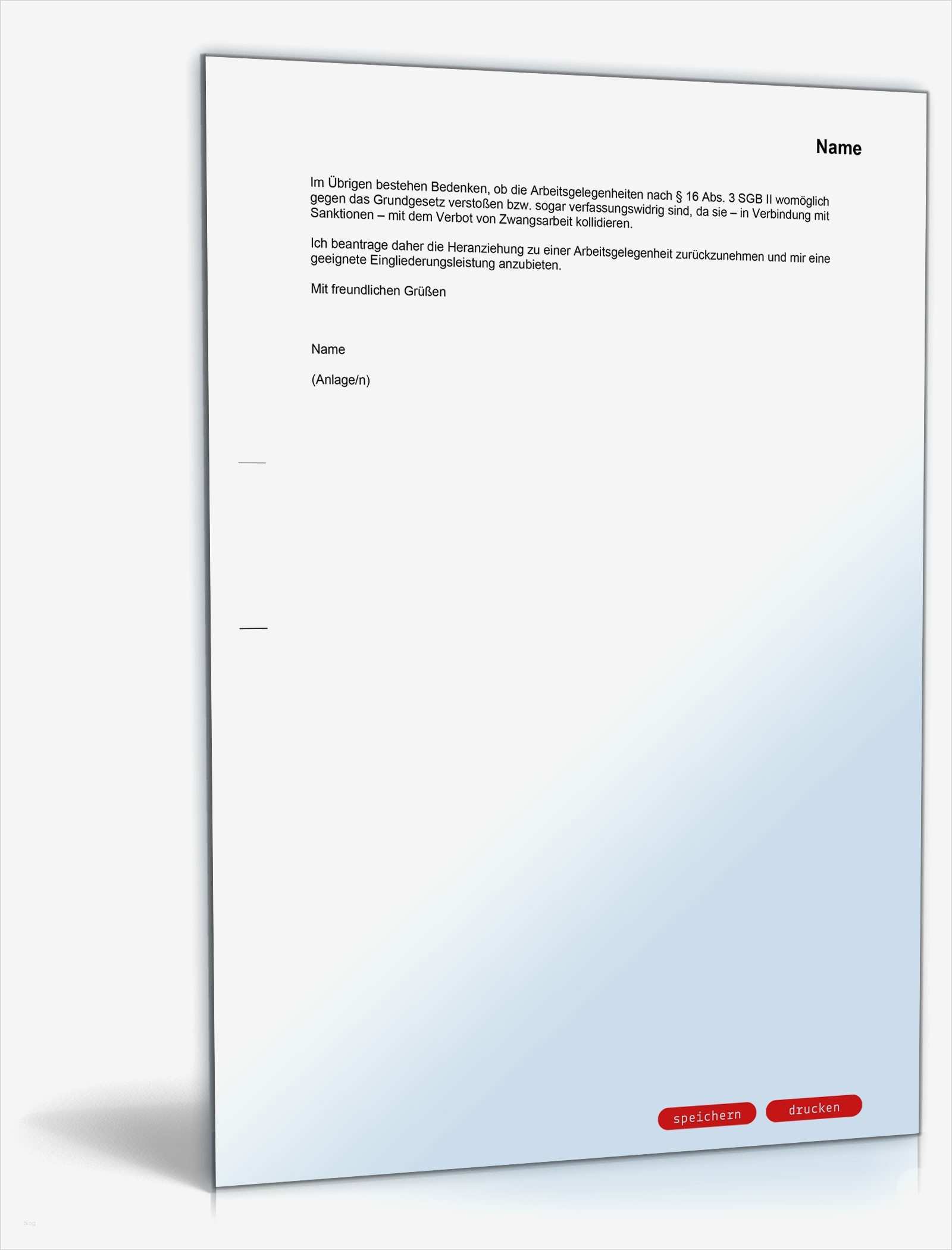 Vorlage Widerspruch Jobcenter Best Of Widerspruch Verpflichtung 1 Euro Job