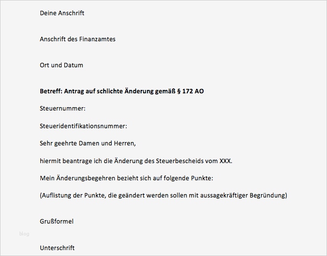 Vorlage Widerspruch Krankenkasse Elegant Antrag Auf Änderung so Wird Dein Steuerbescheid Im