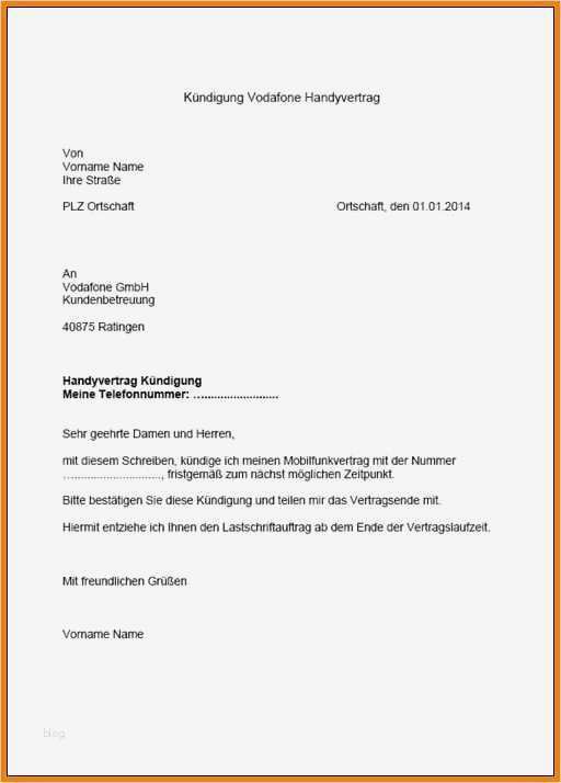 52 Angenehm Vorlage Wohnungskündigung Ideen 2 8 wohnungskündigung vorlage