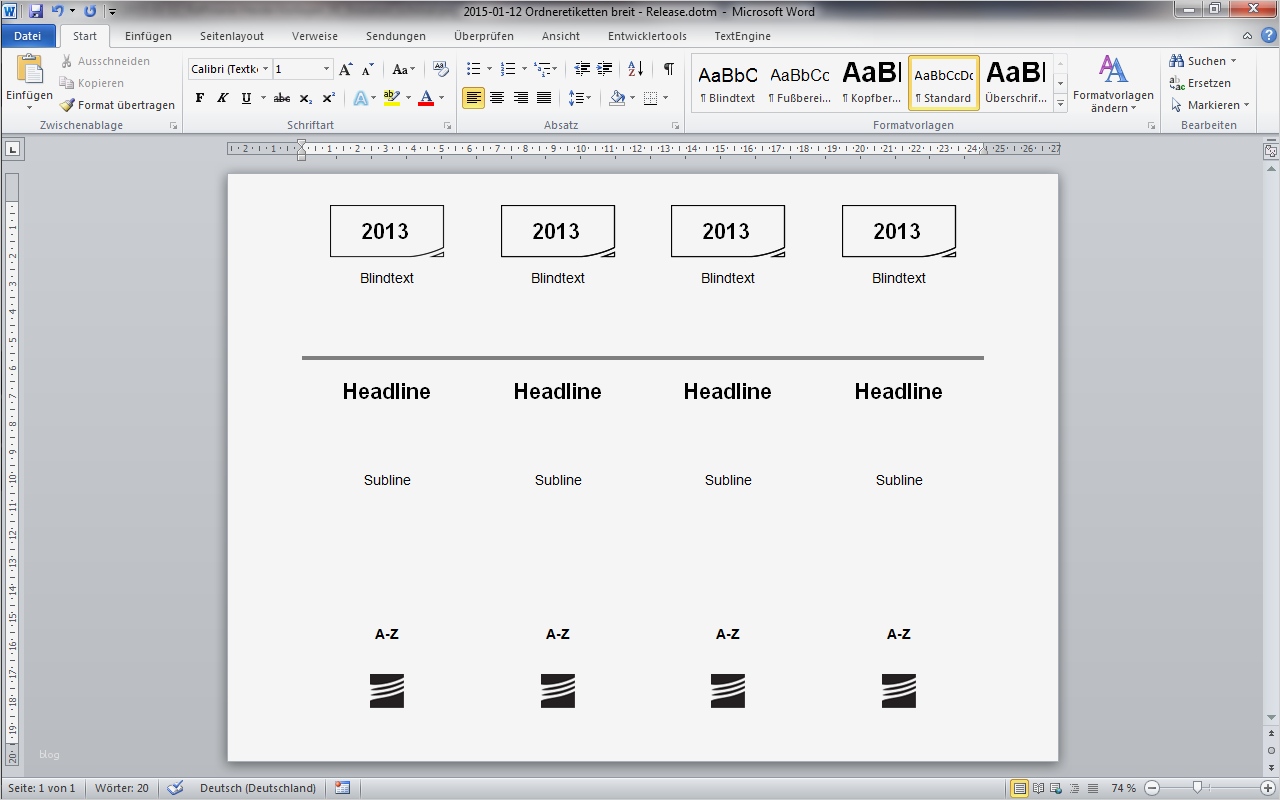 Vorlage Word ordnerrücken Breit Großartig Eworks Referenz