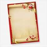 Vorlage Wunschzettel Weihnachten Kostenlos Großartig Weihnachtsbriefpapier Santa 50 Blatt Briefpapier