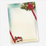 Vorlage Wunschzettel Weihnachten Kostenlos Hübsch Briefpapier Weihnachten Firmen 50 Blatt Rote Schleife