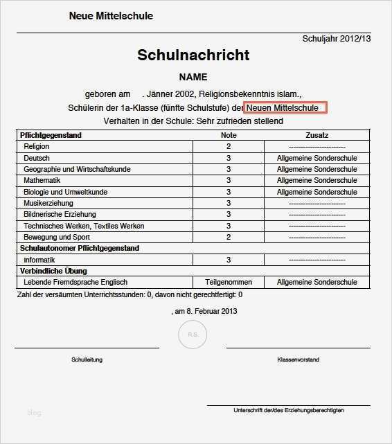Vorlage Zeugnis Einzigartig tolle Vorlage Für Das Zeugnis Bilder