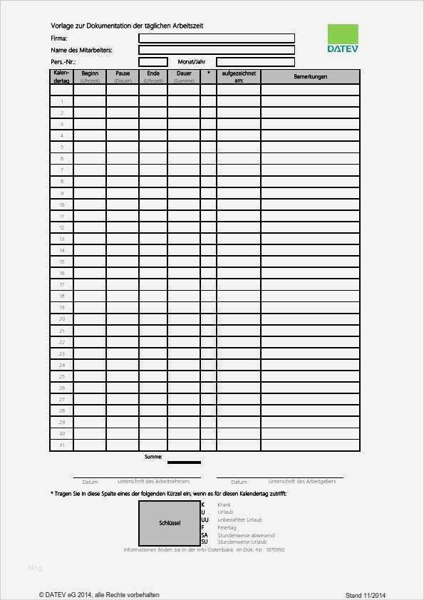 Vorlage Zur Dokumentation Der Täglichen Arbeitszeit Excel Elegant Beste Tägliche Stundenzettel Vorlage Galerie Bilder Für