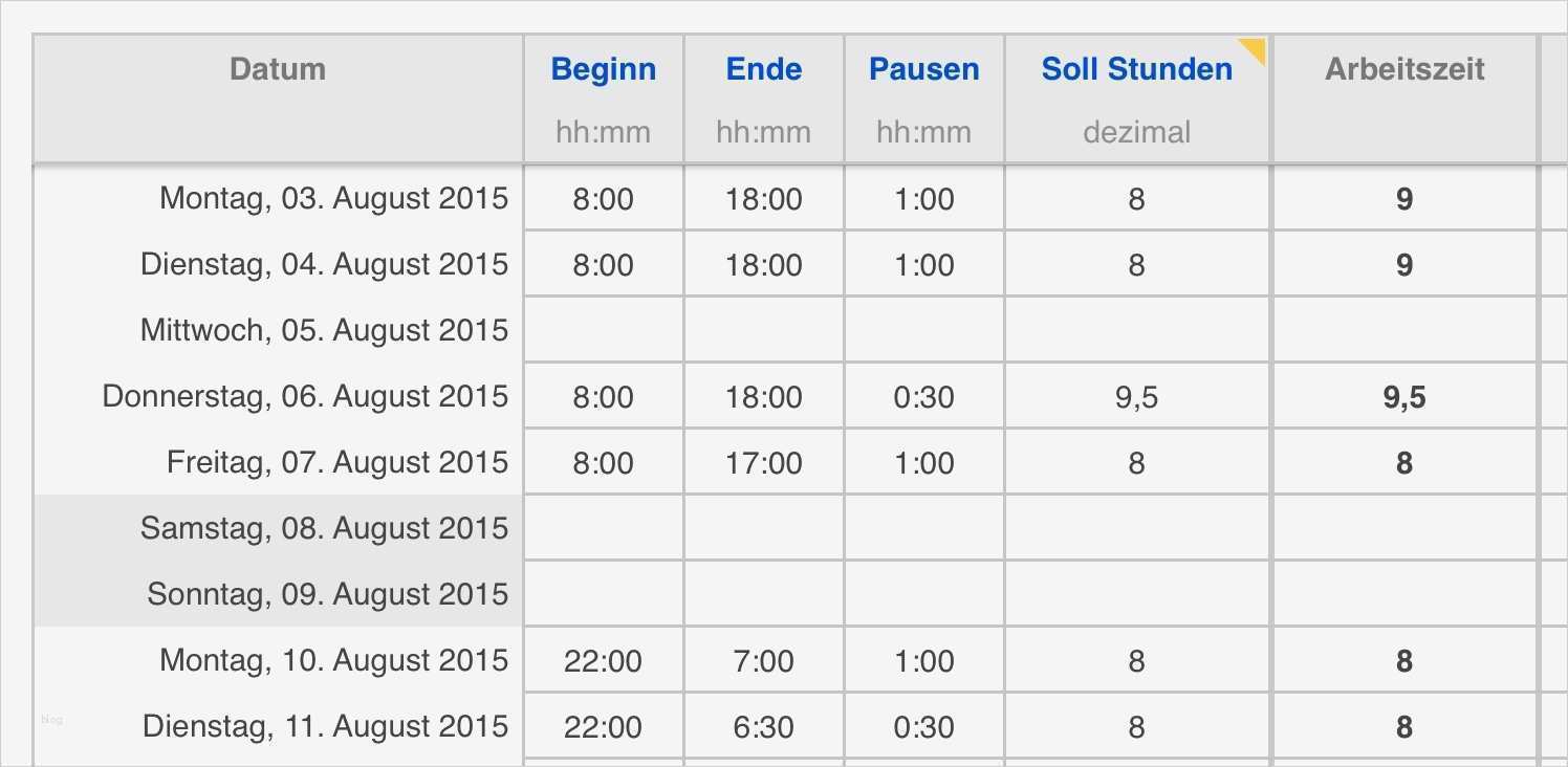 41 Cool Vorlage Zur Dokumentation Der Täglichen Arbeitszeit Muster Bilder 2 Numbers Vorlage Arbeitszeit Zeiterfassung 2015