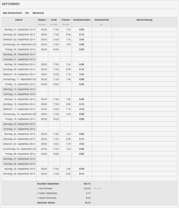 Vorlage Zur Dokumentation Der Täglichen Arbeitszeit Muster Inspiration Datev Vorlage Zur Dokumentation Der Täglichen Arbeitszeit