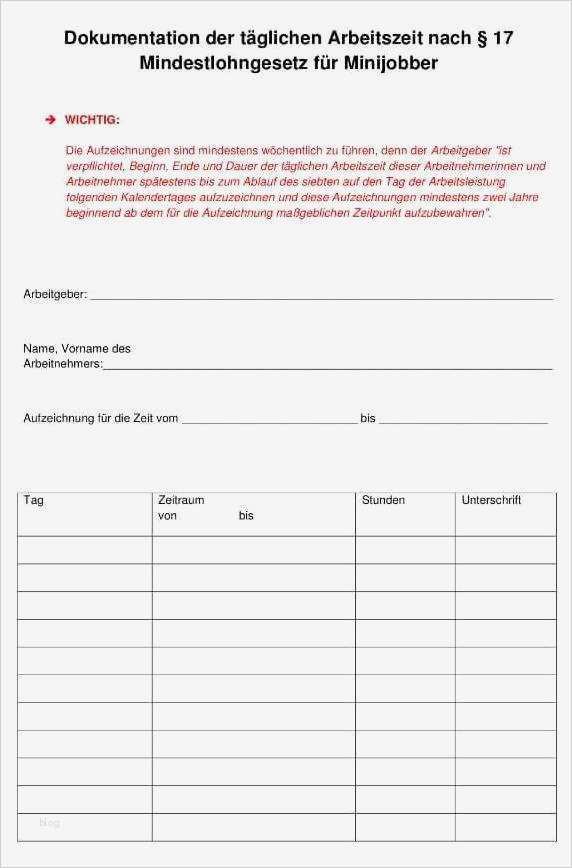 Vorlage Zur Dokumentation Der Täglichen Arbeitszeit Muster Luxus Datev Vorlage Zur Dokumentation Der Täglichen Arbeitszeit