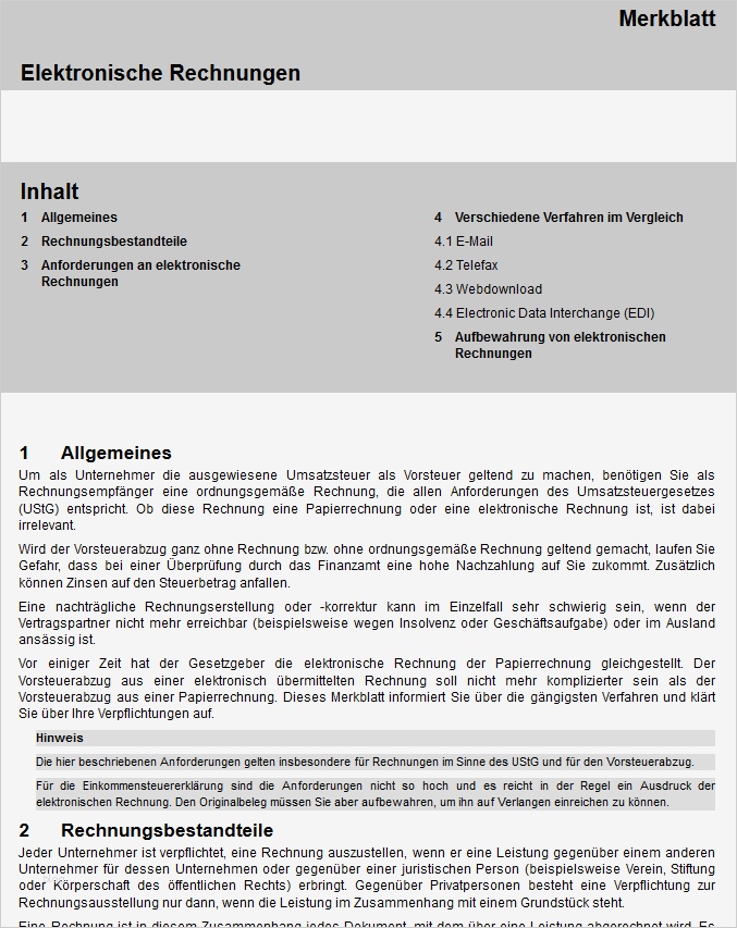 Vorlage Zustimmung Elektronische Rechnung Angenehm Elektronische Rechnung