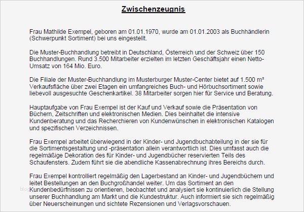 Vorlage Zwischenzeugnis Schön Hier Zum Download Zwischenzeugnis Sehr Gut Buchhändlerin