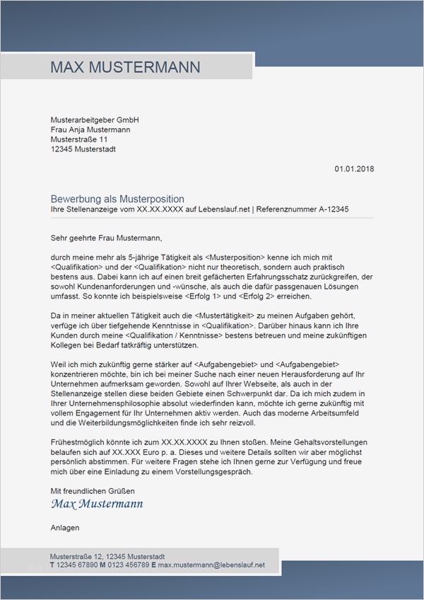 Vorlagen Bewerbung Anschreiben Großartig Bewerbung Kostenlose Vorlagen Muster Beispiele & Tipps 2018