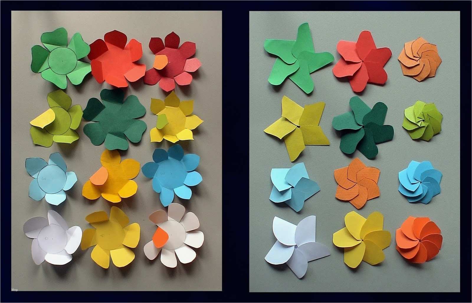 Vorlagen Blumen Basteln Erstaunlich Mps Allerlei Papier