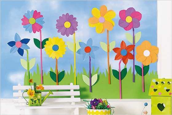 Vorlagen Blumen Basteln Fabelhaft Fensterdekoration Frühling Basteln İndİr