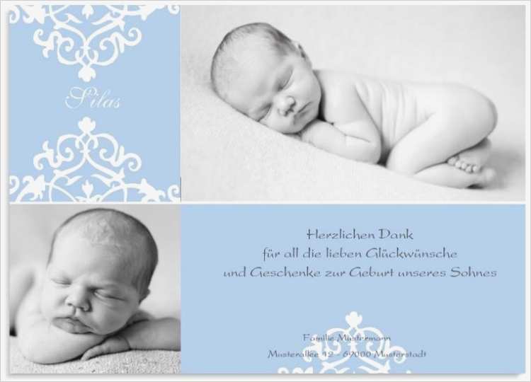 Vorlagen Danksagung Geburt Schön Dankeskarten Zur Geburt Selber Gestalten 22 Nette Designs