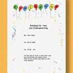 Vorlagen Einladung 18 Geburtstag Kostenlos Erstaunlich Vorlage Einladung Geburtstag