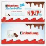 Vorlagen Einladungskarten Luxus Einladungskarten Zum Geburtstag Im Schokoladen Riegel