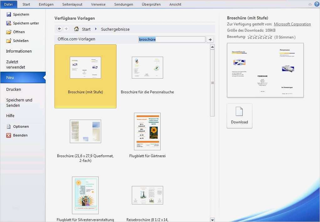 Vorlagen Erstellen Einzigartig Broschüre Mit Word Erstellen – so Geht Es Einfach Und
