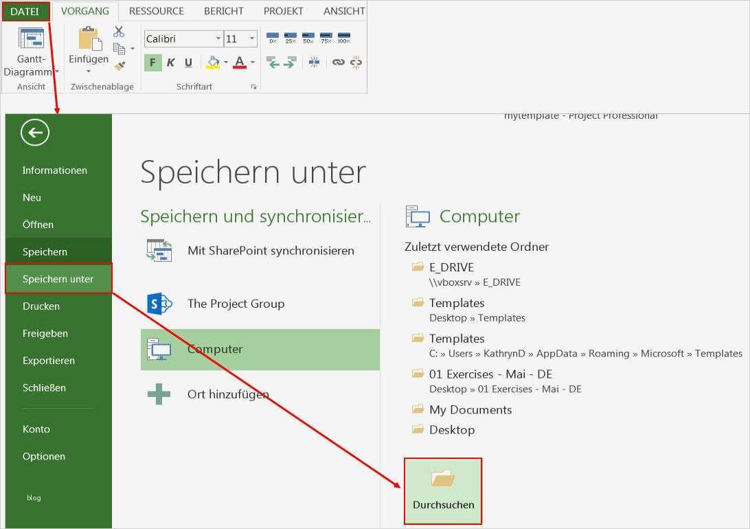 Vorlagen Erstellen Schönste Vorlagen Für Neue Projekte Erstellen In Microsoft Project