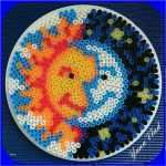 Vorlagen Für Bügelperlen Schönste sonne Und Mond Bügelperlen