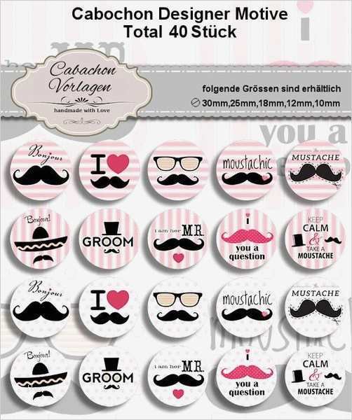 Vorlagen Für Cabochons Schönste 4 Grössen Cabochon Vorlagen Kreis Download Ca091