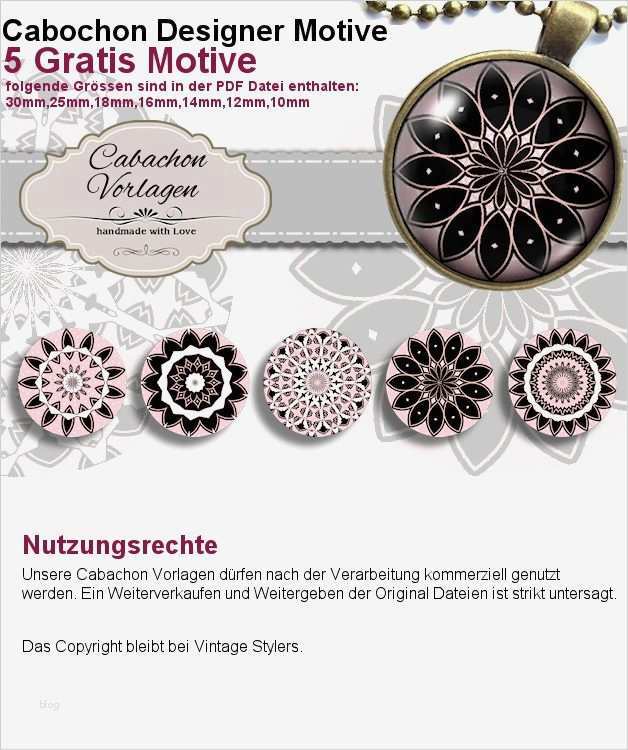 Vorlagen Für Cabochons Wunderbar Vintage Styler Dein Cabochon Spezialist Kostenlose