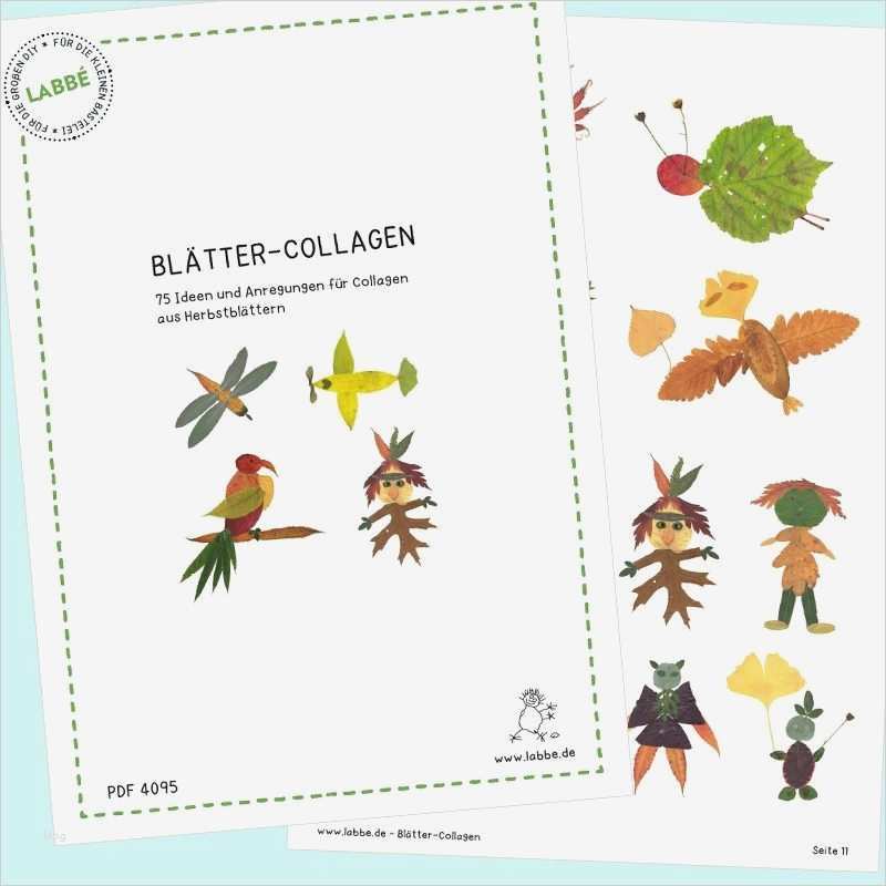 Vorlagen Für Collagen Einzigartig Blätter Collagen Pdf Basteln Malen Lernen & Spielen LabbÉ