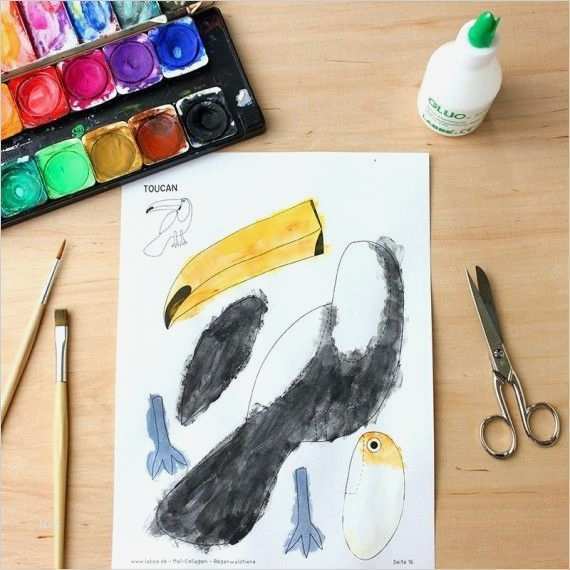 Vorlagen Für Collagen Erstaunlich Mal Collagen Regenwaldtiere Pdf Spielen & Lernen Pdf