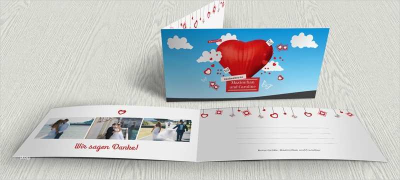 Vorlagen Für Dankeskarten Einzigartig Hochzeits Dankeskarte Moderne Vorlagen